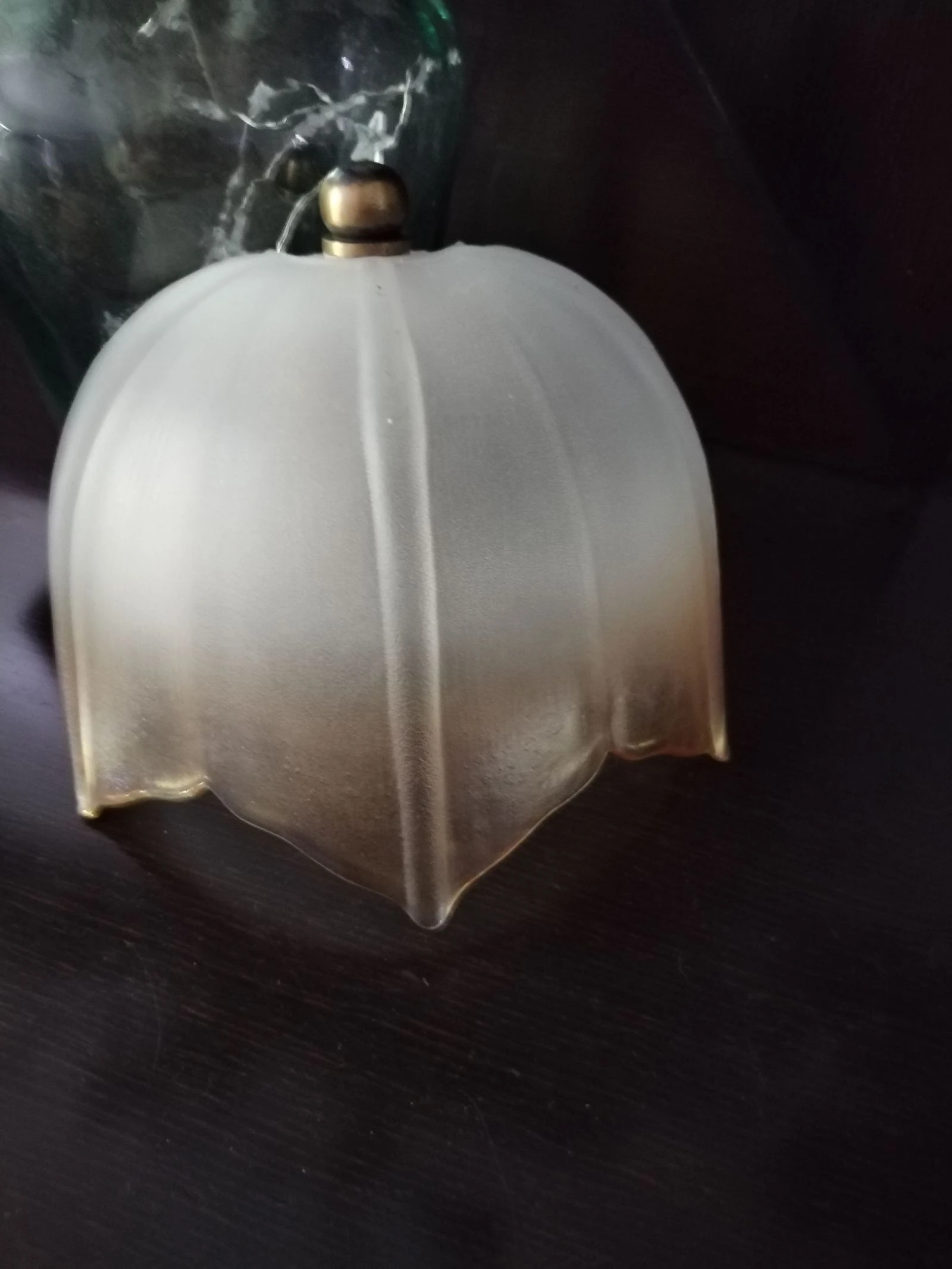 Hermosa lámpara de pared vintage estilo art déco en vidrio esmerilado – photo 11